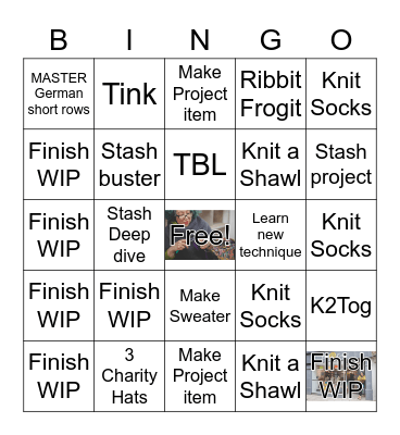 Yarnstravaganza Bingo 2022 Bingo Card