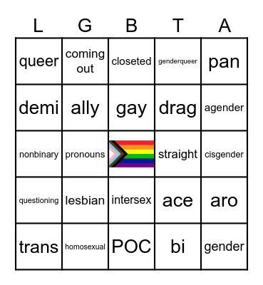 LET'S PLAY BINGO! Bingo Card