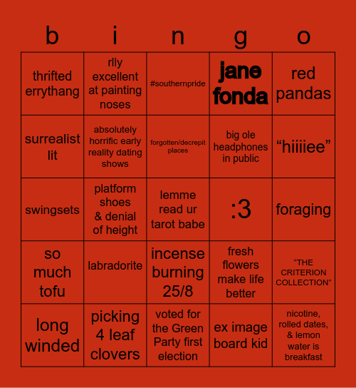 ARE YOU DEL? Bingo Card