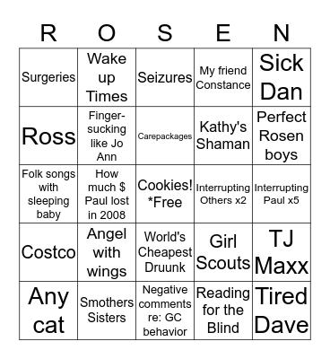 Lingo Bingo!! Bingo Card