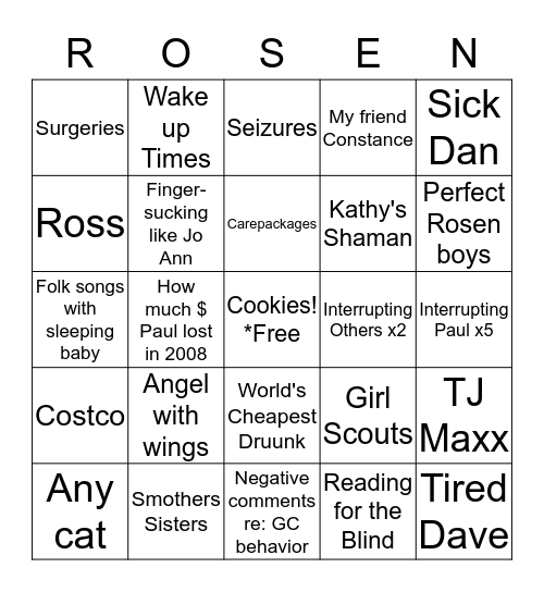 Lingo Bingo!! Bingo Card