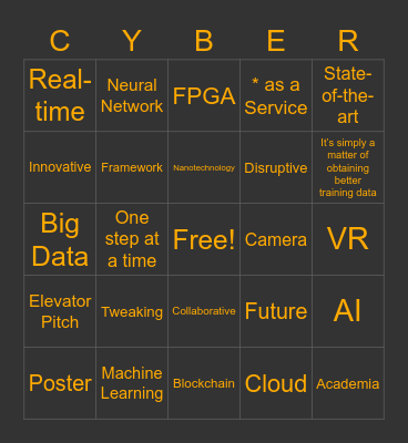 CPS'22 - Brown Team Bingo Card