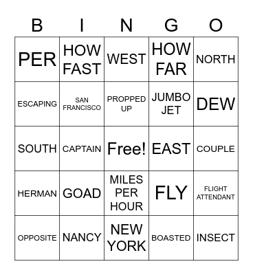 READING IS FUN Bingo Card