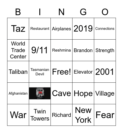 Ground Zero Bingo Card