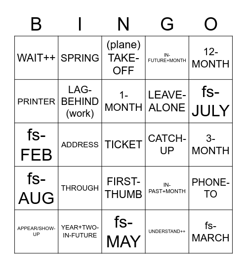 Unit 8 (8.1-8.4) Bingo Card