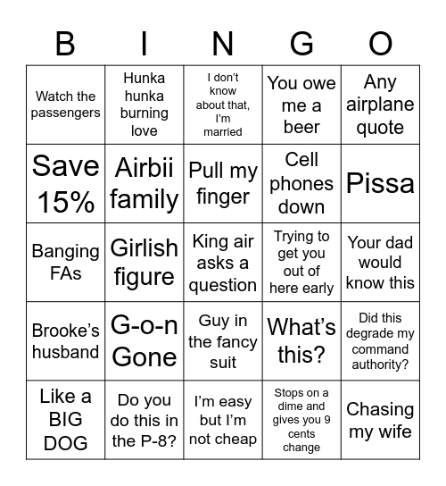 ATP-CTP BINGO Card