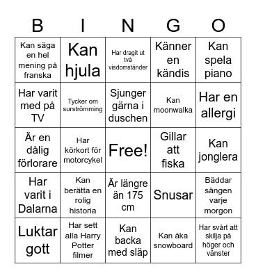 Kick Off Bingo 2.0 Bingo Card