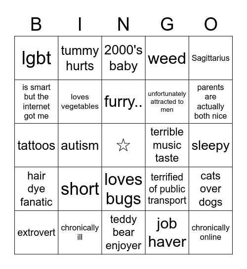 BRITISHILLNESS Bingo Card