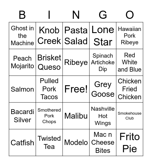 CTH BINGO Card