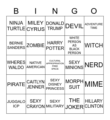 HALLOWEEN BINGO Card