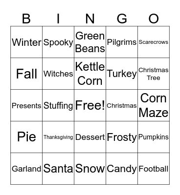 Armstrong BINGO Card