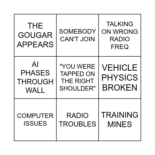 DRINK Bingo Card