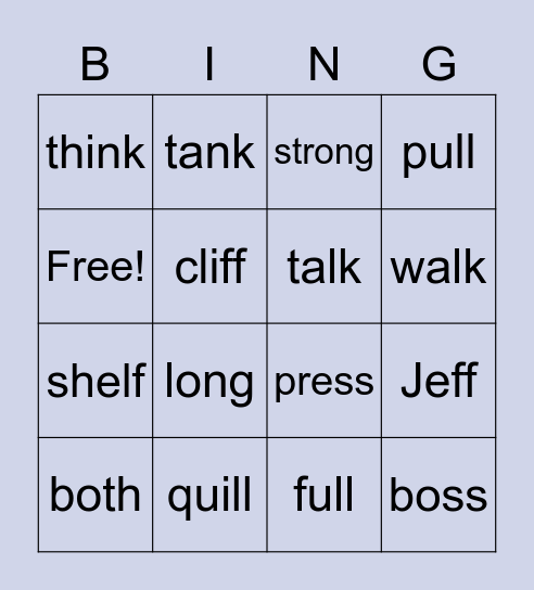 Unit 2-9/29/22 Bingo Card