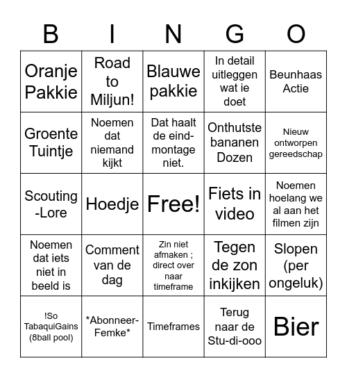 Tabinquo86 Bingo Card