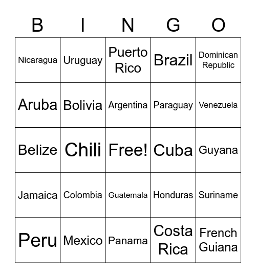 HHM1 Bingo Card