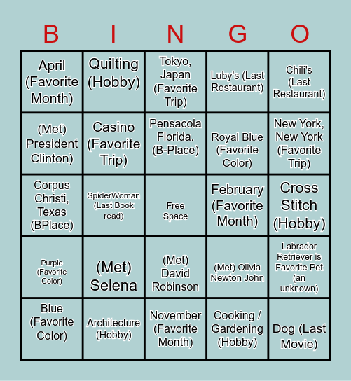 Diversity Is The Game Bingo Card