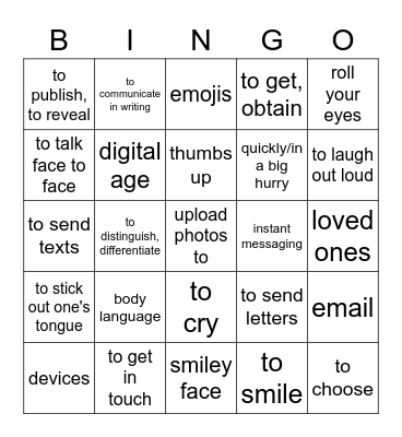 Unidad 1 ASD 2 Bingo Card