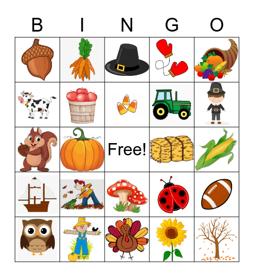 Autumn 2 Bingo Card