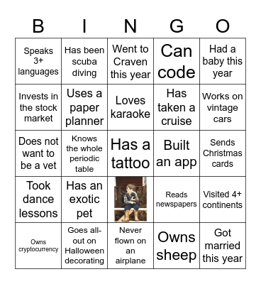 Conversazione Bingo 2022 Bingo Card