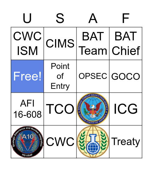 CWC Workshop Bingo Card