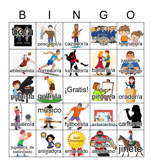 ¿Eres_____? Bingo Card