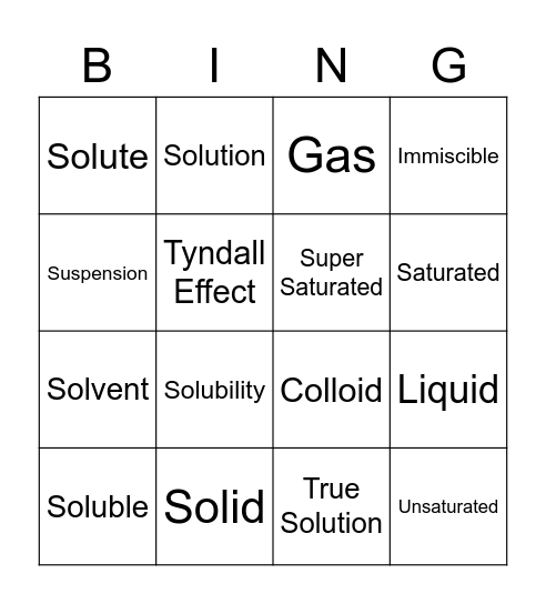 Solutions CDBS Bingo Card