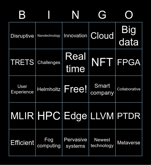 EVEREST BINGO Card
