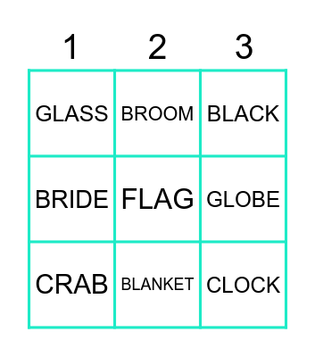 Oxford Phonics World 4 Bingo Card