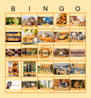 It's Fall Ya'll Bingo Card
