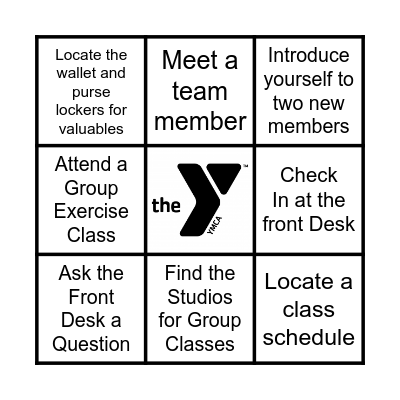Welcome to the Eagan Y Bingo Card