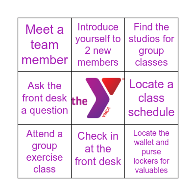 Welcome to the Eagan Y Bingo Card