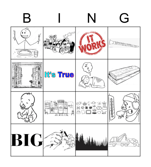 Boucles Violettes (side 1) Bingo Card