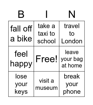 Let's play Bingo Card