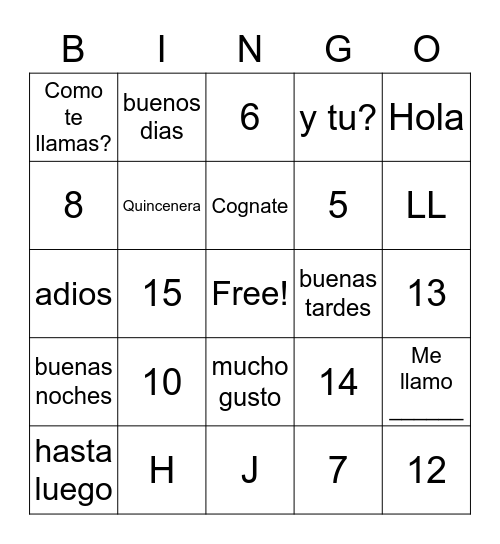 Quiz 1 Review Bingo Card