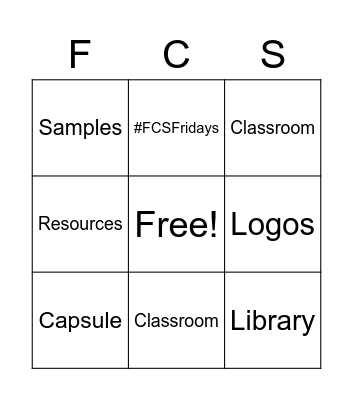 ELEVATE Bingo Card