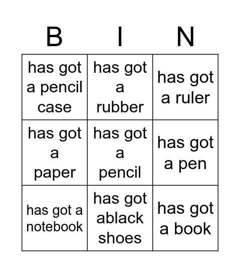 Find someone who Bingo Card