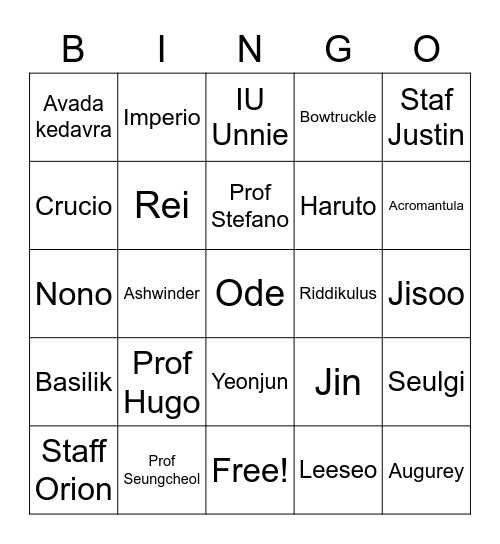 hj_sseulgi Bingo Card