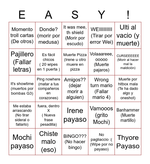 Kakul SAYDON!!!! Bingo Card