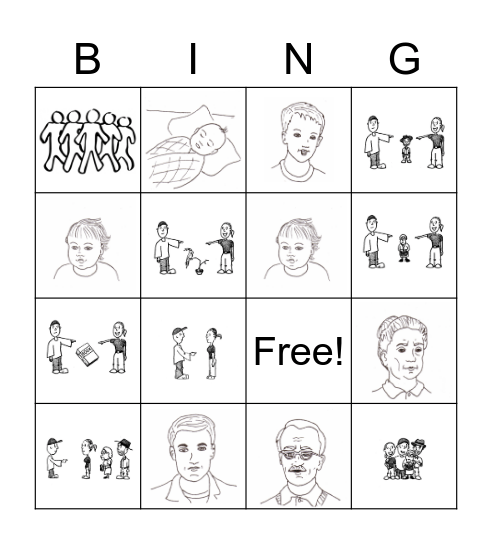Meeting1 Vocab Bingo Card