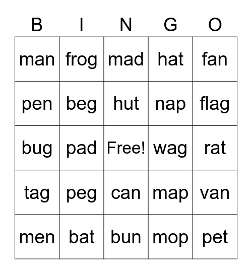 Alex and Diego bingo game Bingo Card