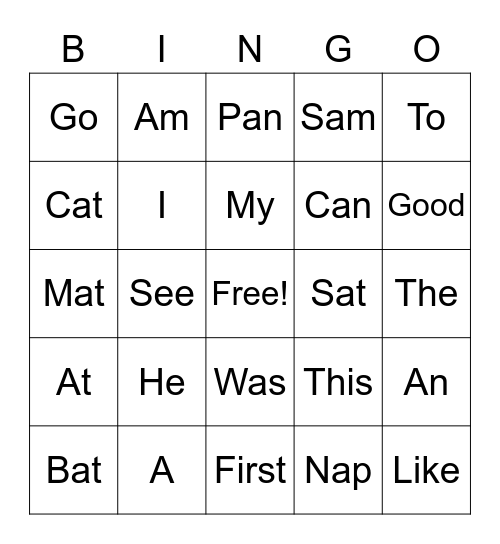 Site and HF Bingo! Bingo Card
