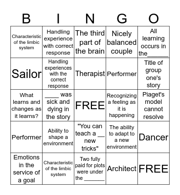 The Linden Tree Bingo Card