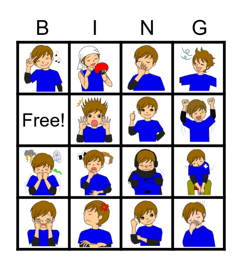 Trick or Treat Feelings Bingo! Bingo Card