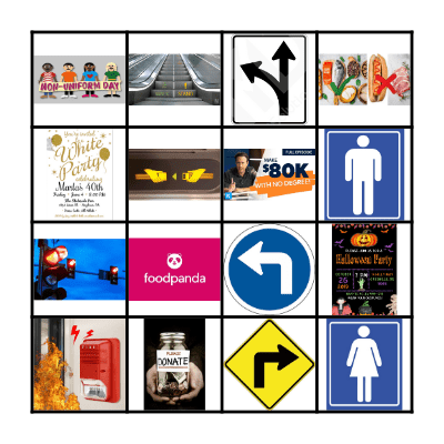 have to / don't have to bingo Card