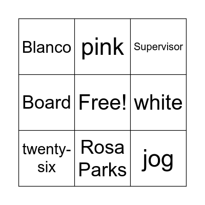 Mrs. Savage's Fun Friday Bingo! Bingo Card