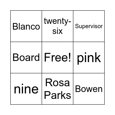 Mrs. Savage's Fun Friday BINGO Card