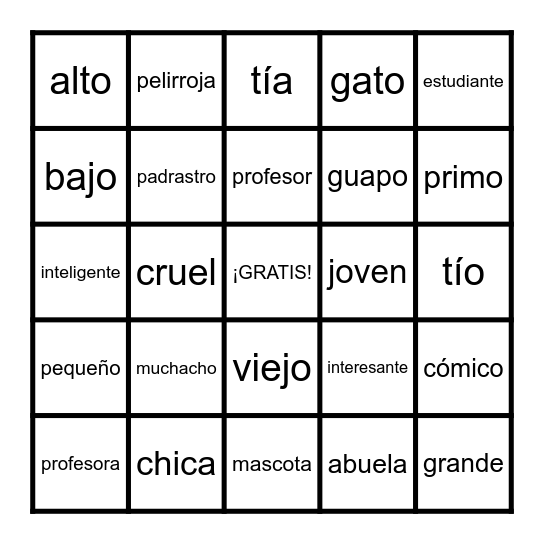 LOTERÍA Bingo Card