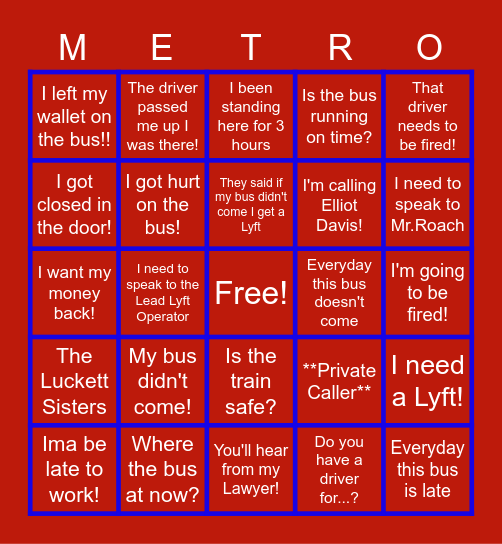 Customer Service Week Bingo! Bingo Card