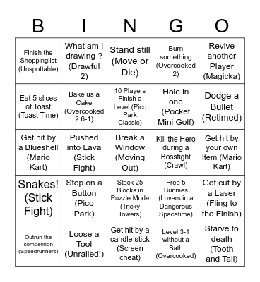 SG Bingo Card