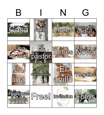 Ashley's Bachelorette Party Bingo Card